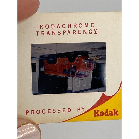 Vtg 60's Australia Fire Brigade Fire Trucks Kodachrome Kodak  Slide Lot of 2 - Picture 4 of 6